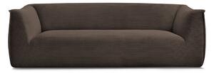 Hnědá manšestrová pohovka 242 cm Giorgia – Bobochic Paris