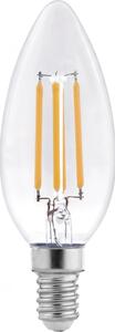 LED Žárovka FILAMENT C37 E14/6W/230V 3000K