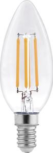 LED Žárovka FILAMENT C37 E14/6W/230V 4000K