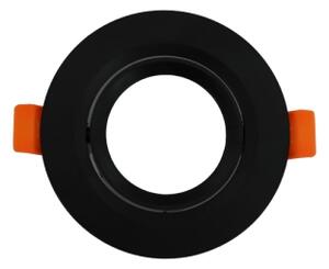 Rámeček pro podhledové svítidlo GU10 pr. 9 cm černá