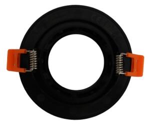 Rámeček pro podhledové svítidlo GU10 pr. 9 cm černá