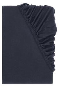 Livarno® Žerzejové napínací prostěradlo, 90-100 x 200 cm (tmavě modrá) (100401411003)