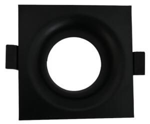 Rámeček pro podhledové svítidlo GU10 8,6x8,6 cm černá