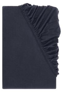 Livarno® Žerzejové napínací prostěradlo, 90-100 x 200 cm (tmavě modrá) (100401411003)