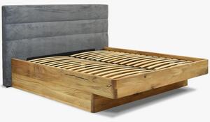 Dřevěná postel s úložným prostorem 180 x 200, Klaudia