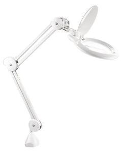 Extol - LED Stmívatelná stolní lampa s lupou LED/10W/230V bílá