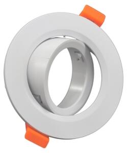 Rámeček pro podhledové svítidlo GU10 pr. 9 cm bílá