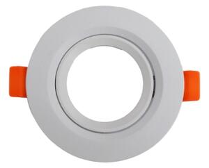 Rámeček pro podhledové svítidlo GU10 pr. 9 cm bílá