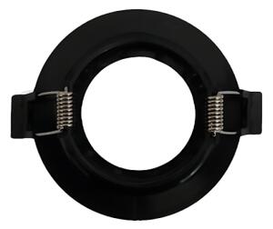 Rámeček pro podhledové svítidlo GU10 pr. 8,6 cm černá
