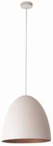 Nowodvorski Lighting Závěsné svítidlo na lanku 10323 EGG bílá/měděná M