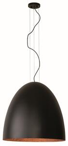 Nowodvorski Lighting Závěsné svítidlo na lanku 10321 EGG černá/měděná XL