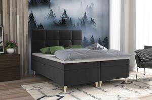 Boxspringová postel 180x200 RONJA - šedá