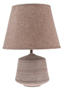Béžová/světle hnědá keramická stolní lampa s textilním stínidlem (výška 33 cm) Filia – Dakls