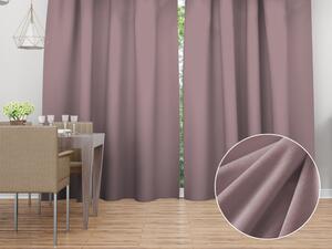 Biante Sametový závěs Velvet Premium SVP-031 Tmavě starorůžový - šířka 135 cm 135x250 cm