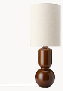 Stolní lampa ze lnu Nora