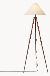 Stojací lampa ze lnu Spira