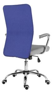 Dětská židle MOON – látka, více barev šedo-modrá