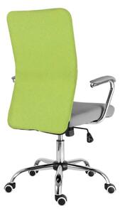 Dětská židle MOON – látka, více barev šedo-reflexní zelená