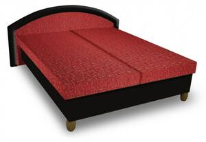 Čalouněná postel 120x200 PAOLINA - černá / vzorovaná 4