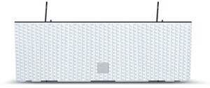 PROSPERPLAST Závěsný truhlík - RATO CASE W Rozměr: 39,5x18,5 cm, Barva: bílá