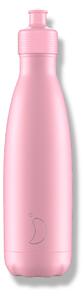 Termoláhev Chilly's Bottles - pastelově růžová - sportovní 500ml, edice Original