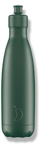 Termoláhev Chilly's Bottles - matná zelená - sportovní 500ml, edice Original