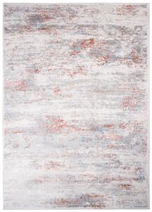 Makro Abra Moderní kusový koberec PORTLAND G509C bílý červený Rozměr: 80x150 cm