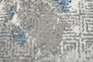 Makro Abra Moderní kusový koberec PORTLAND G500B bílý modrý Rozměr: 200x300 cm
