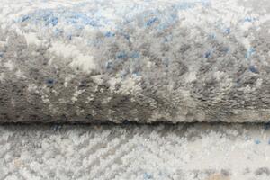 Makro Abra Moderní kusový koberec PORTLAND G500B bílý modrý Rozměr: 200x300 cm