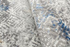 Makro Abra Moderní kusový koberec PORTLAND G500B bílý modrý Rozměr: 80x150 cm