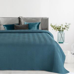 Přehoz na postel Len3 Modrá 220x240 cm