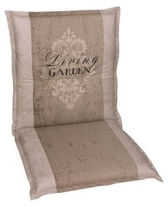 GO-DE Textil Sada podsedáků Living Garden, 2dílná (béžová, nízká opěrka, 2 kusy) (100276290009)