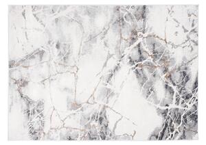 Makro Abra Moderní kusový koberec PORTLAND R216C Abstraktní šedý hnědý Rozměr: 80x150 cm