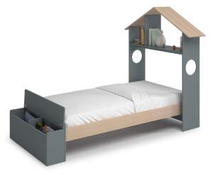 Dětská postel sadeo 90 x 190 cm zelená