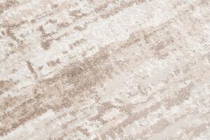 Makro Abra Kulatý koberec PORTLAND D175E Moderní Abstraktní bílý hnědý Rozměr: průměr 120 cm