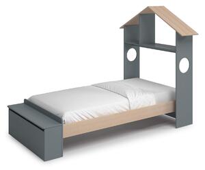 Dětská postel sadeo 90 x 190 cm zelená