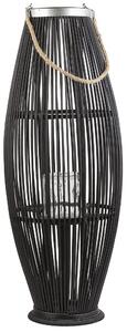 Lucerna TAHITI 84 cm Bambus Černá