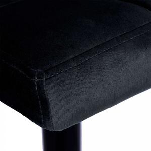 TZB Barová židle ARAKO II samet černá