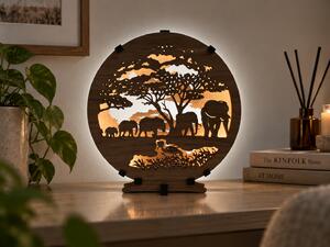"Sloni" lampa 20x22 cm provedení povrchu: dub světlý