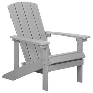 Zahradní židle ADIRONDACK Světle šedá