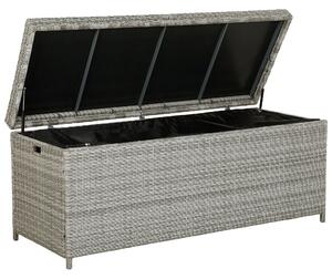 Úložný box MODENA 158 cm 63 cm Umělý ratan Šedá