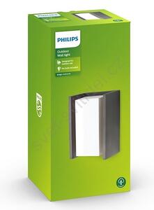Philips - Venkovní nástěnné svítidlo BRIDGE 1xE27/15W/230V IP44