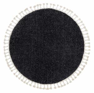 Koberec BERBER 9000 kruh šedý Fredzle berber marokánsky shaggy
