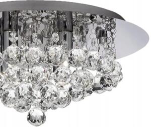 Toolight - Stropní lampa Crystal Glamour - chrom - 392179