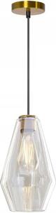 Toolight - Stropní lampa Amber - zlatá/transparentní - APP438-1CP