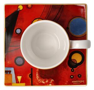 Goebel Espresso šálek Wassily Kandinsky - Heavy Red
