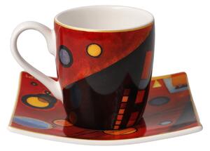 Goebel Espresso šálek Wassily Kandinsky - Heavy Red