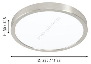 Eglo 98845 - LED Stmívatelné koupelnové svítidlo FUEVA-Z LED/19,5W/230V IP44 EG98845