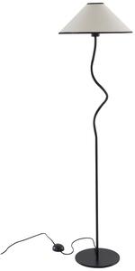 Jotex Černá kovová stojací lampa JULIET 148 cm