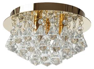 Toolight - Stropní lampa Crystal - zlatá - APP1038-3CP